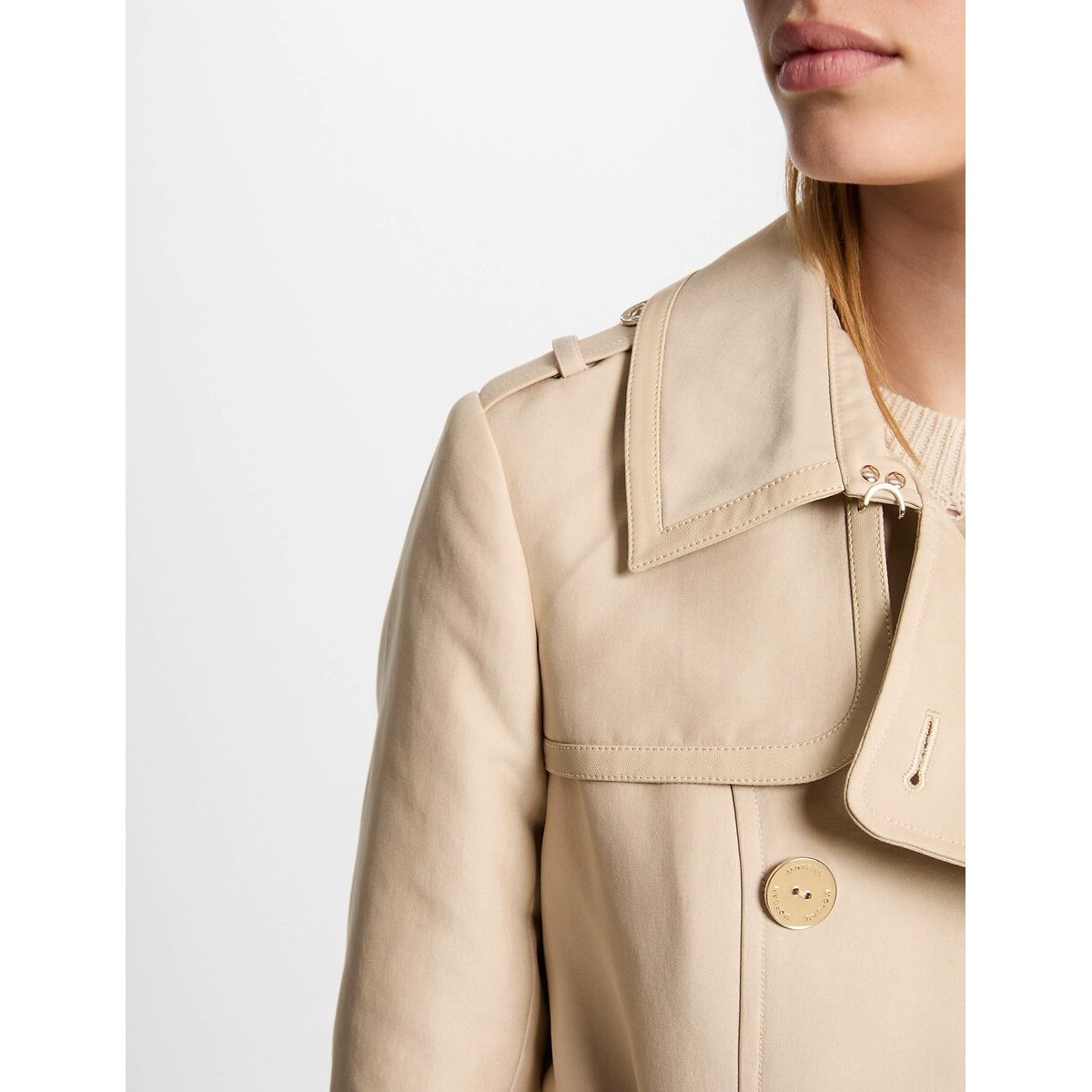 Long Belted Trench Coat beige, MORGAN