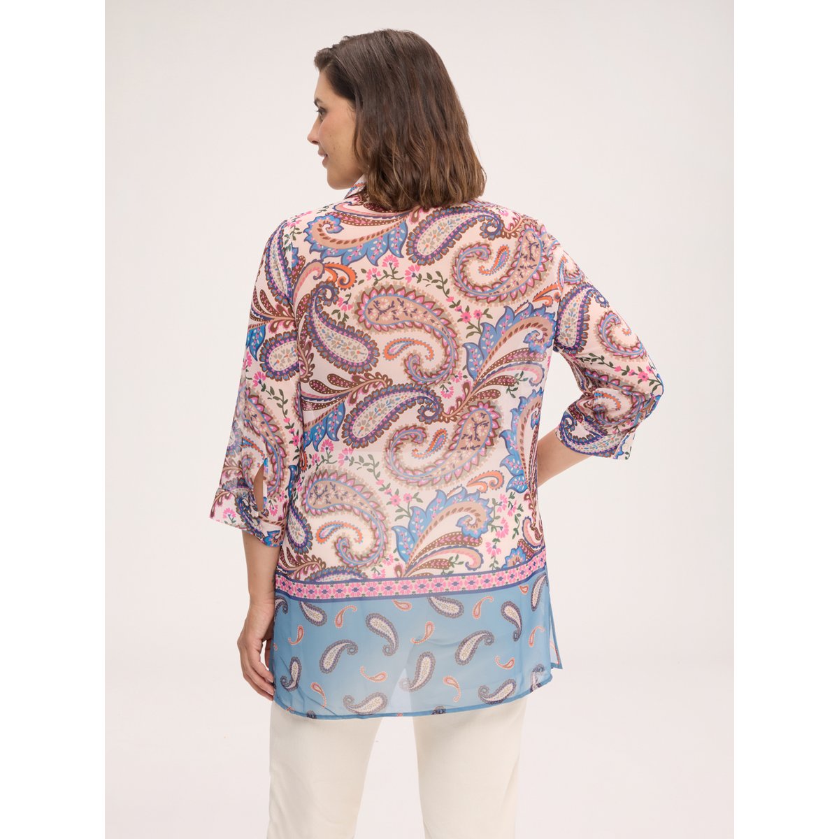 Chemise imprimée light - blue, FIORELLA RUBINO