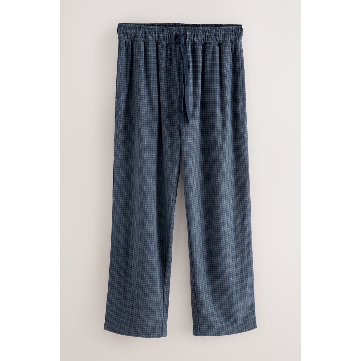 Bas de pyjama douillet aux carreaux bleu marine, NEXT