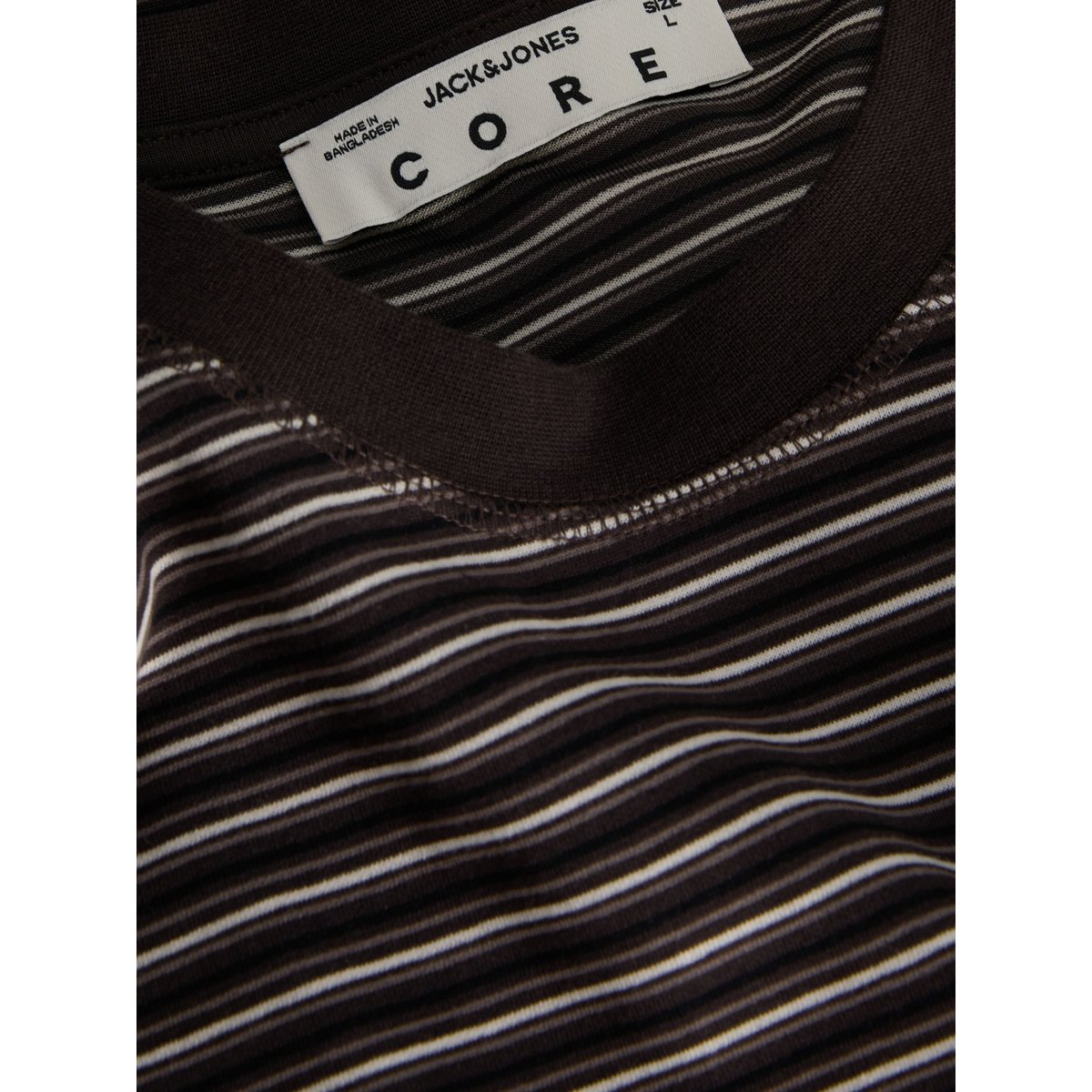 T-Shirt marron - chocolate torte 1, JACK & JONES