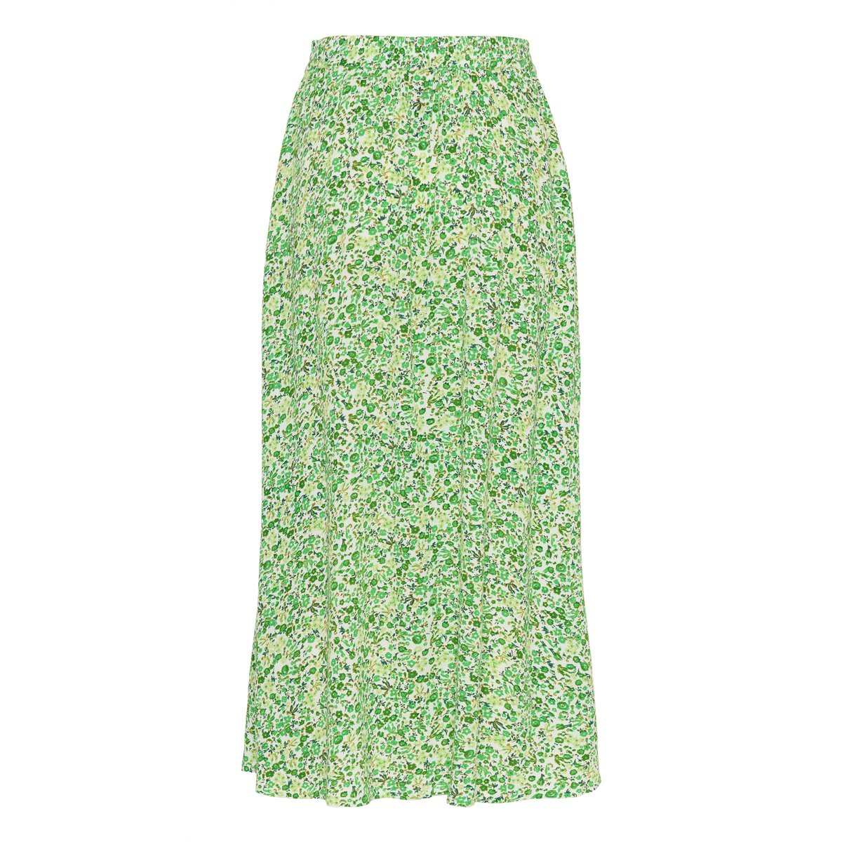 Jupe - tissage léger vert petite fleurs, KAFFE