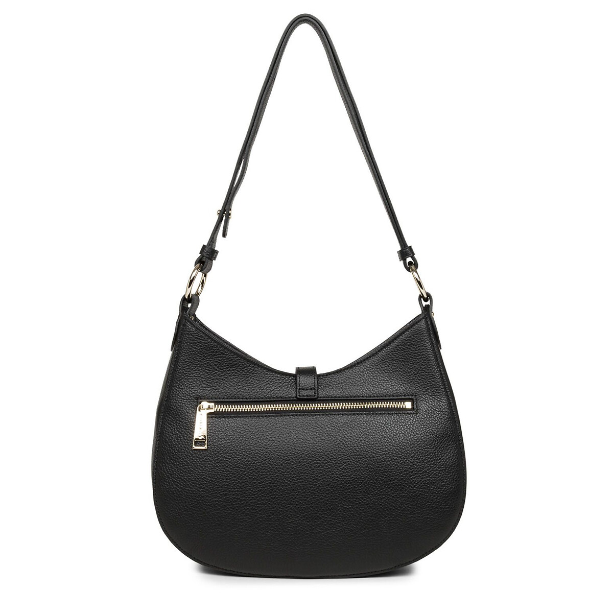 Foulonné Milano Shoulder Bag in Leather black, LANCASTER