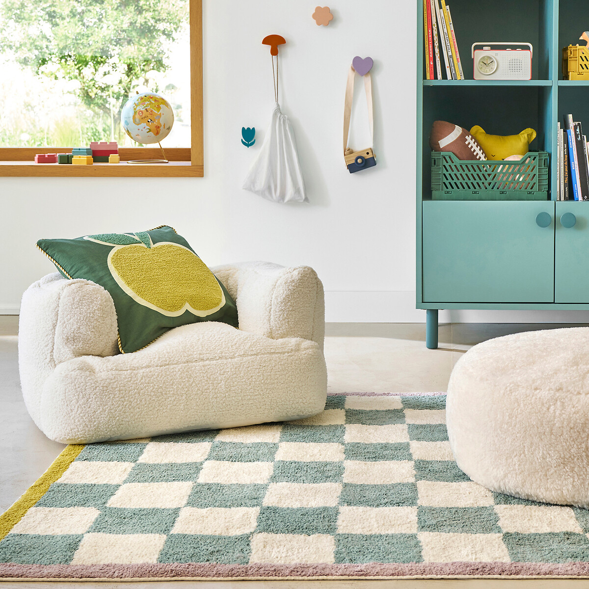 Fauteuil bouclette enfant, Midou blanc, LA REDOUTE INTERIEURS