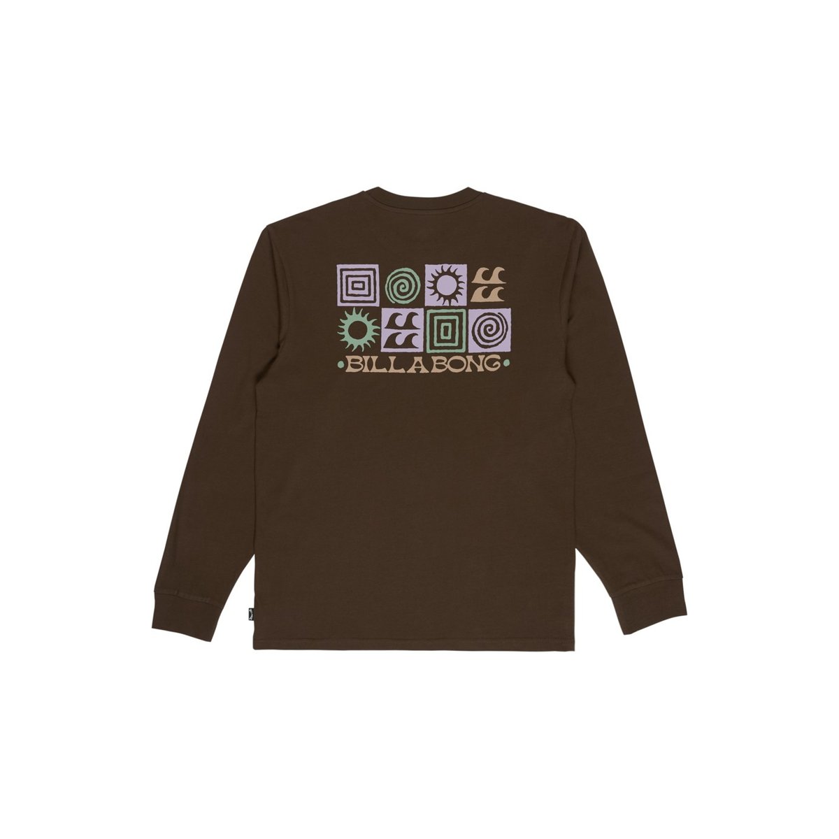 T shirt manches longues SEGMENT marron dark cedar, BILLABONG