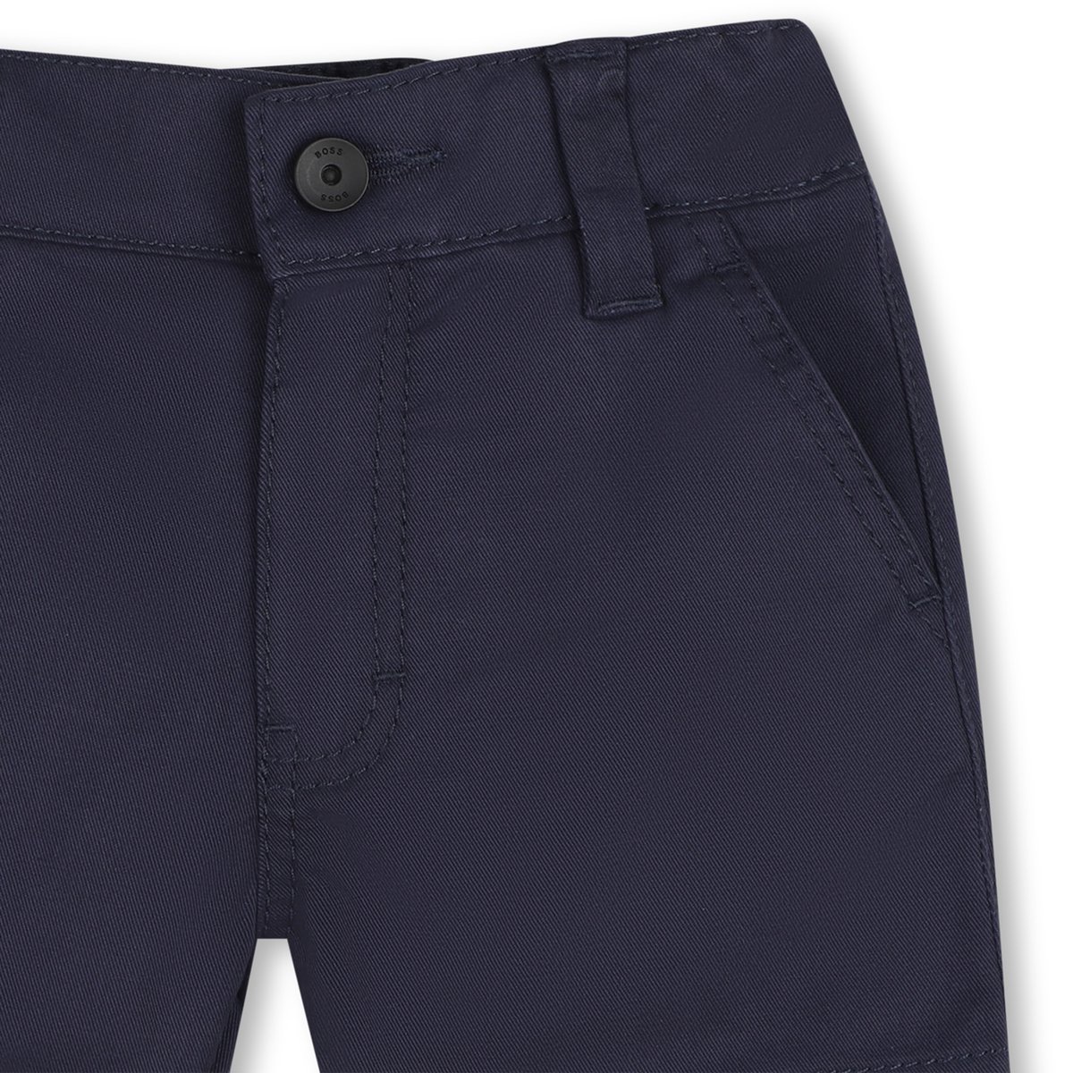 Short chino en coton bleu cargo, BOSS KIDSWEAR