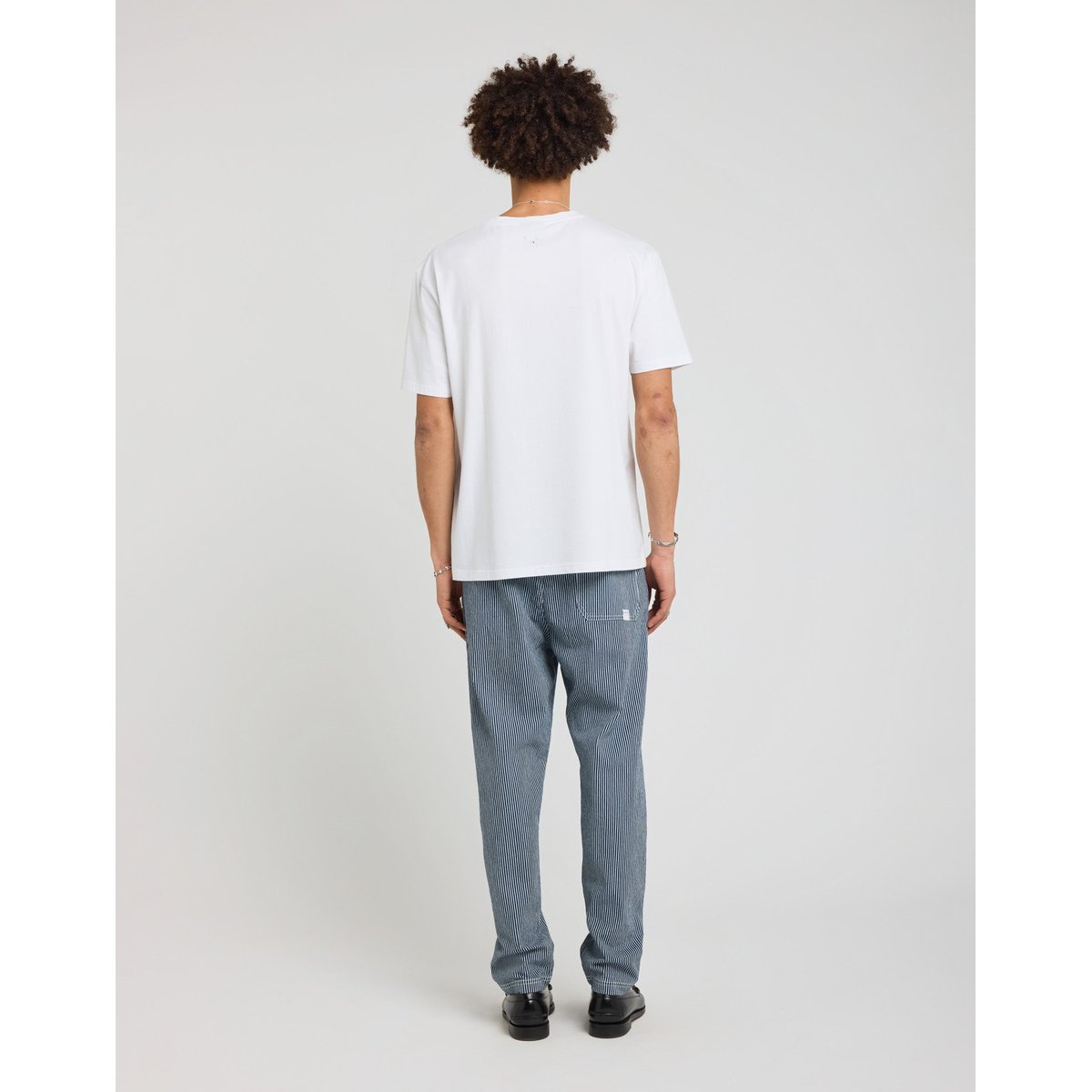 PANTALON LOOSE DKSTRIPE raye bleu, PULLIN