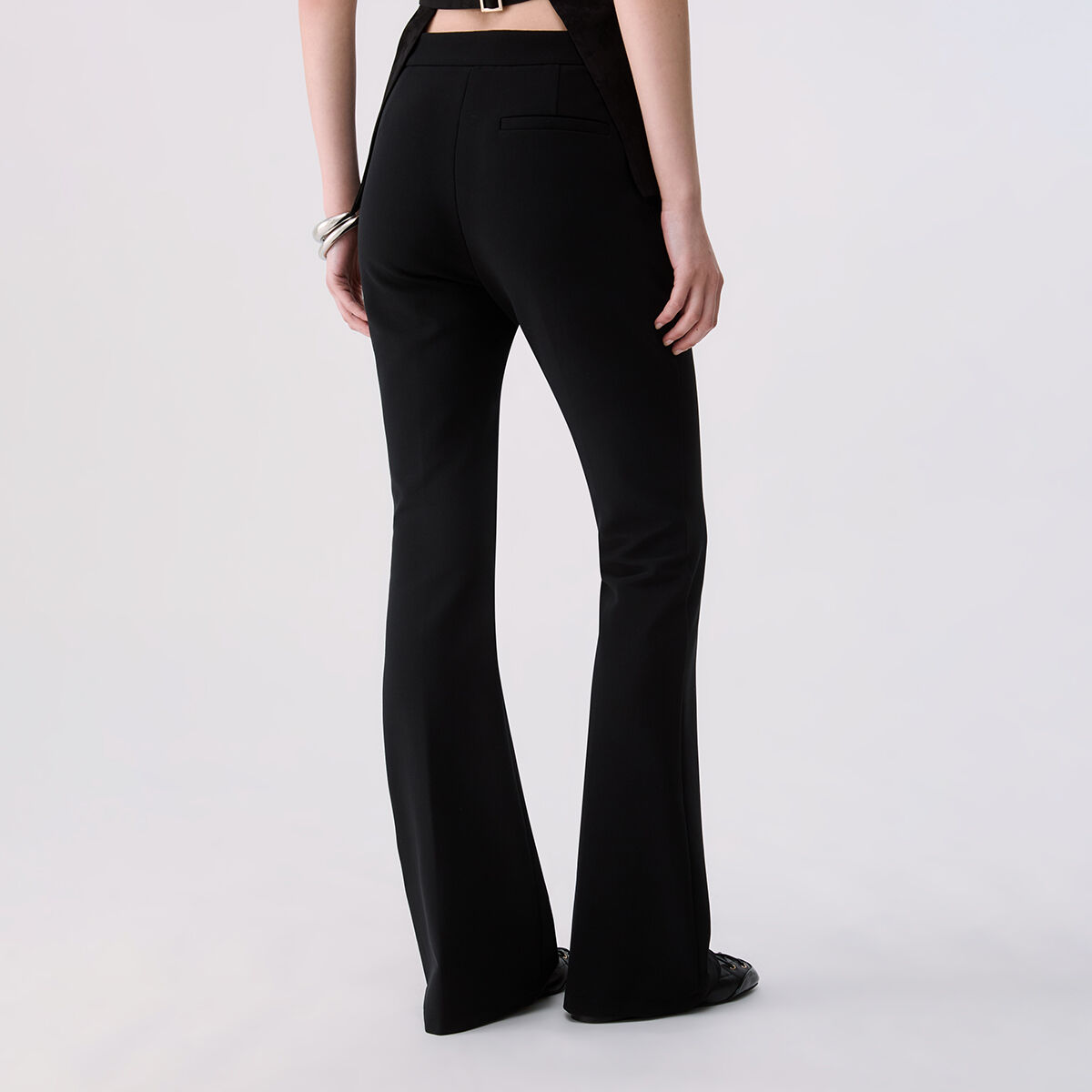 Pantalon flare élégants noir, LIU JO