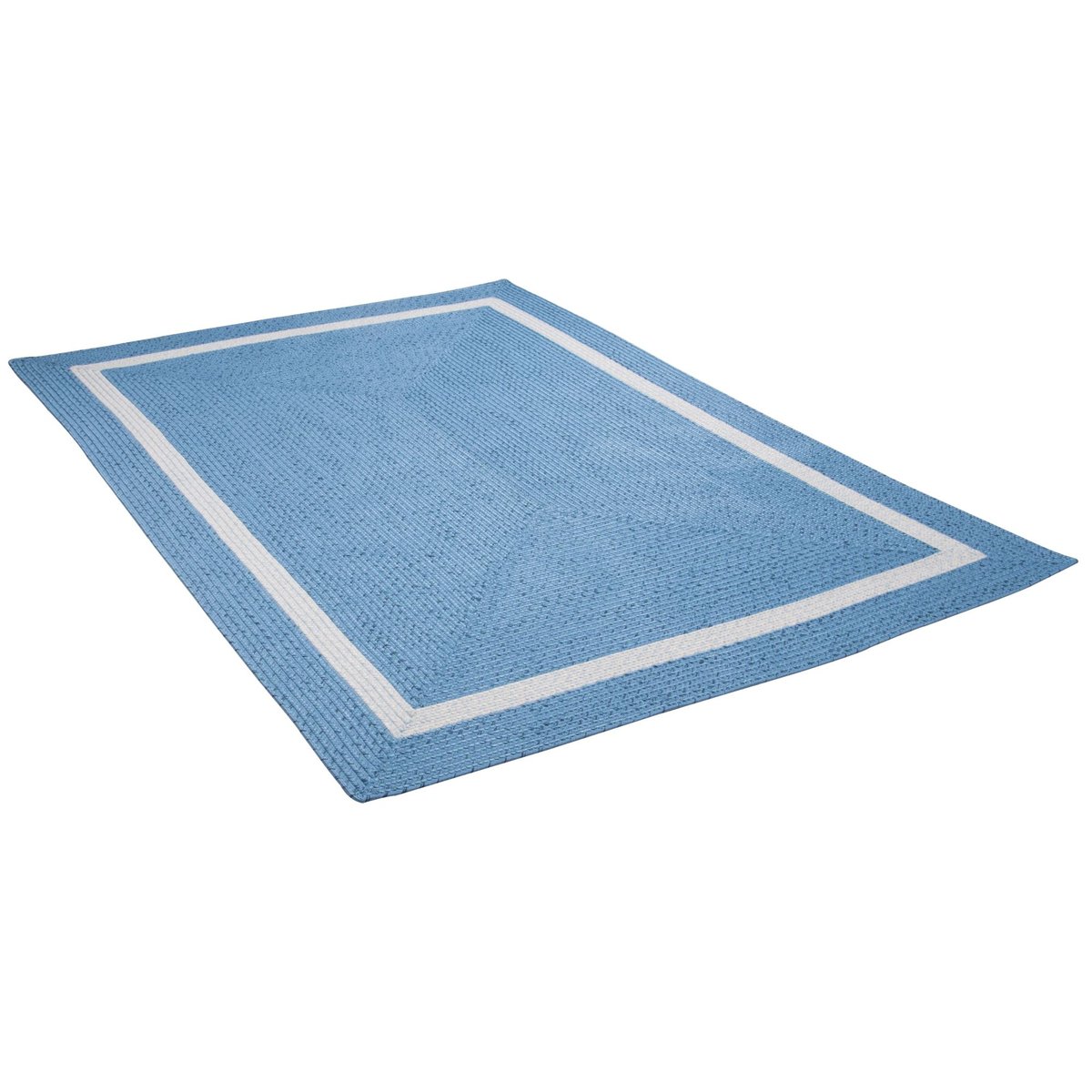 Tapis outdoor et indoor tissé main Benito anthracite, GINO FALCONE