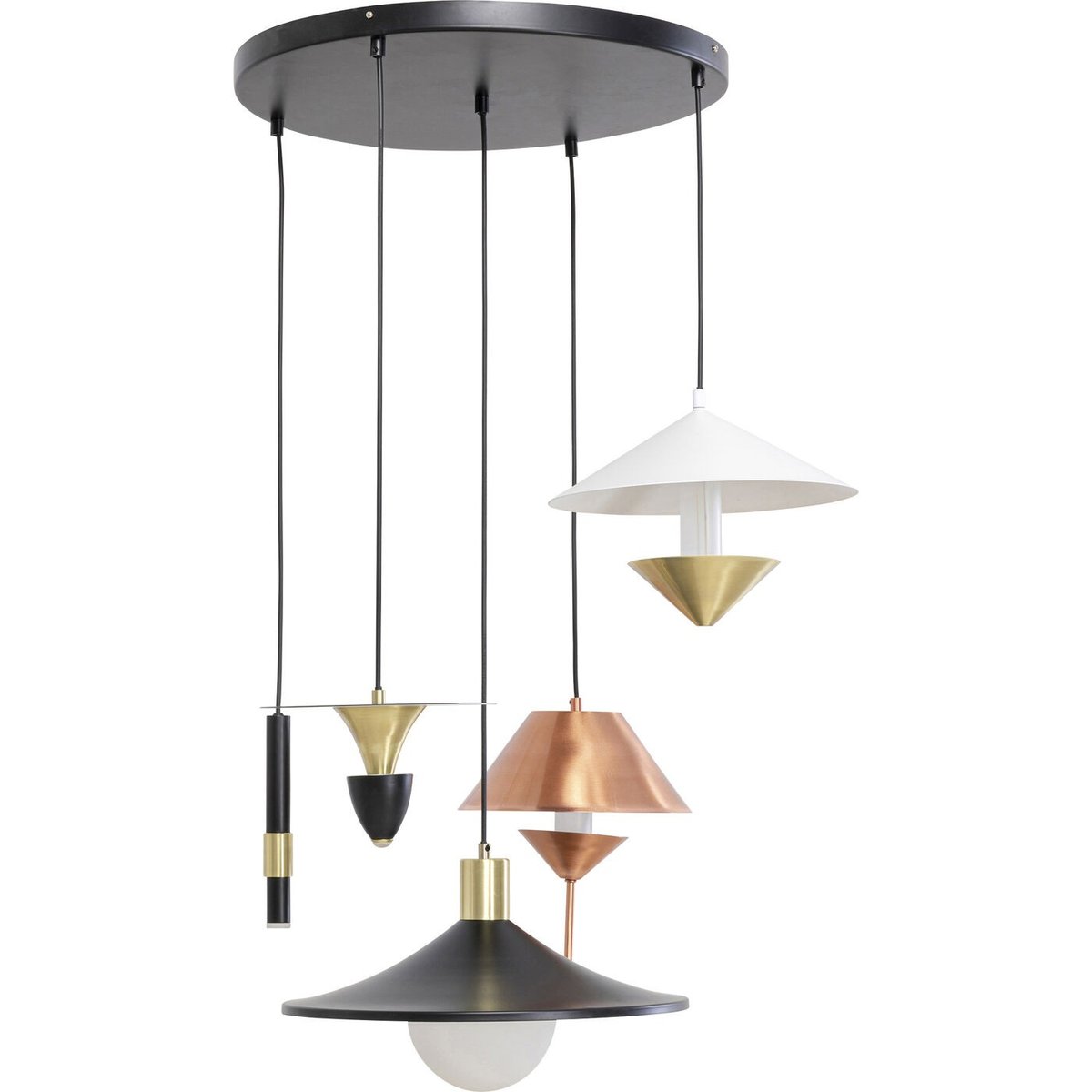 Suspension en acier, CAPPELLI multicolore, KARE DESIGN