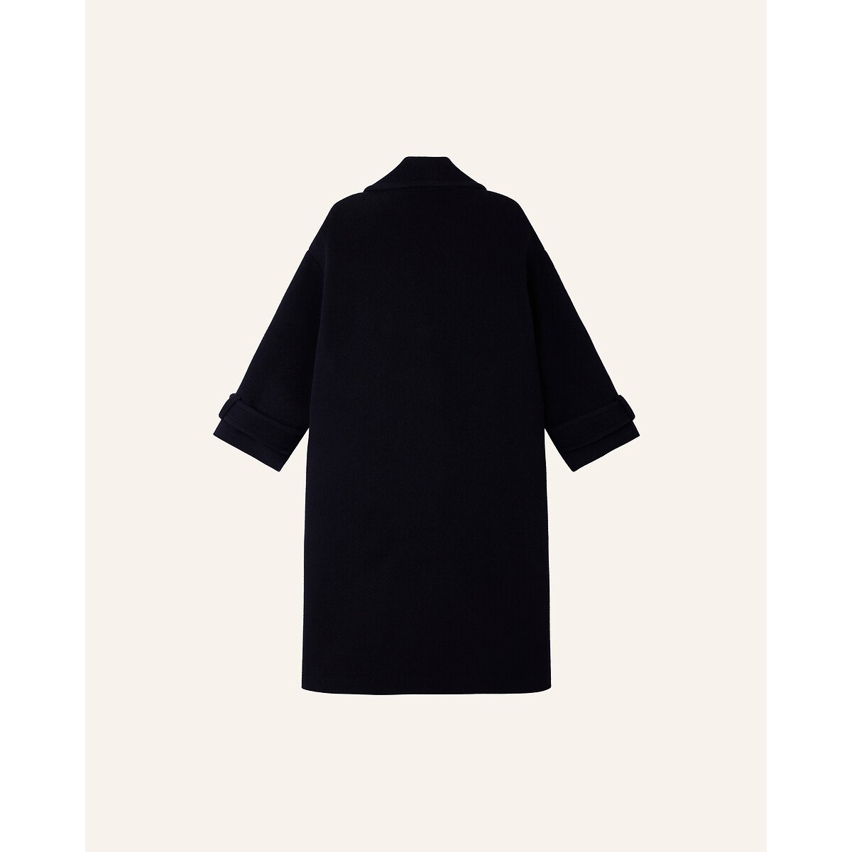 Manteau en laine majoritaire à double boutonnage, MIA marine, SESSUN