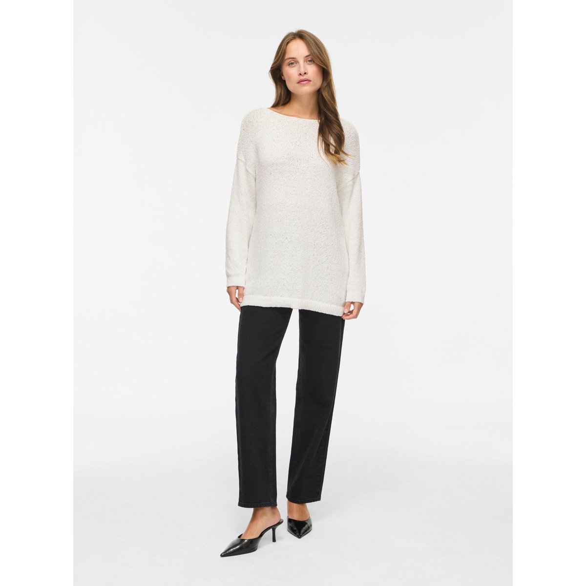 Pull En Maille cloud dancer, VILA