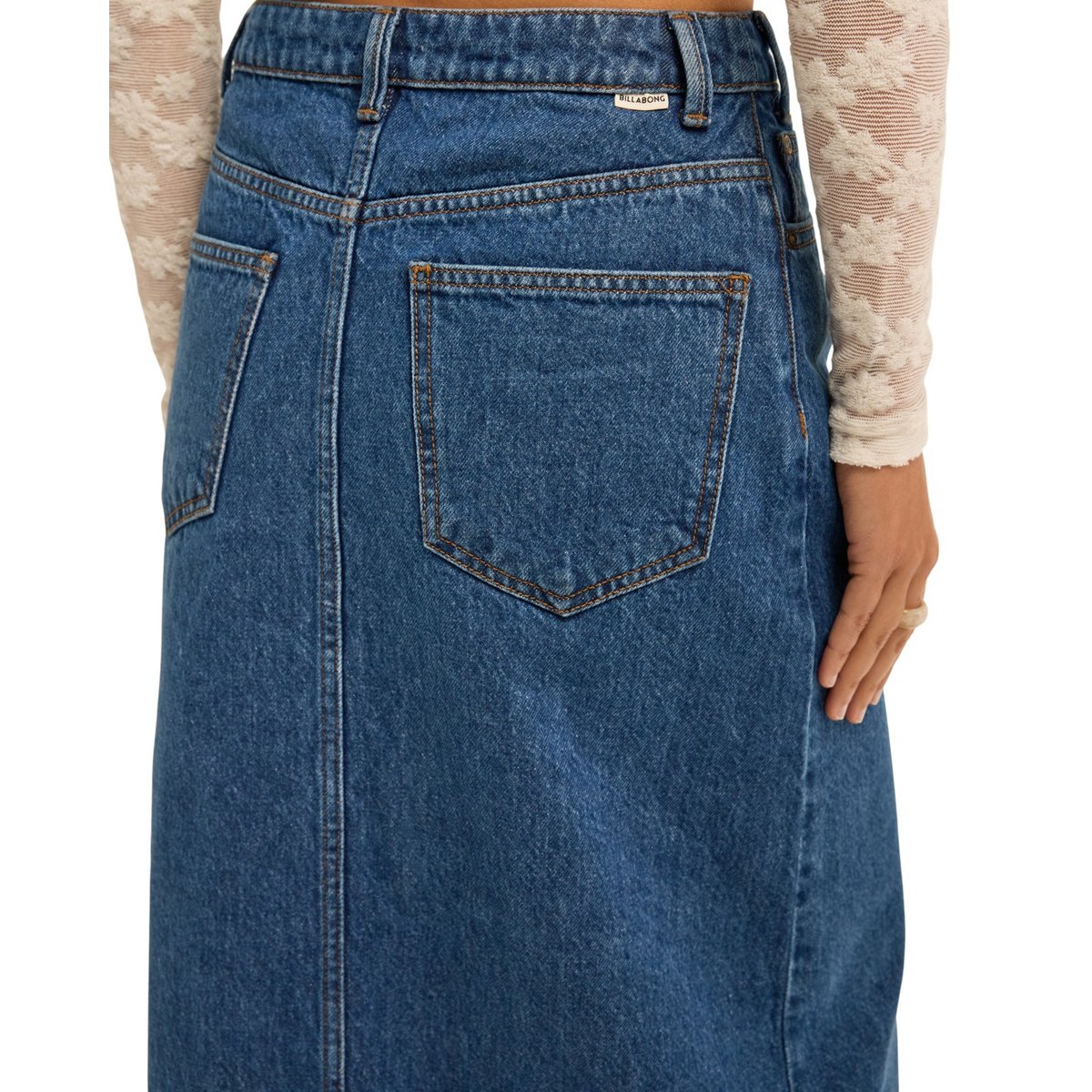Jupe en jean DAY OFF bleu medium denim, BILLABONG