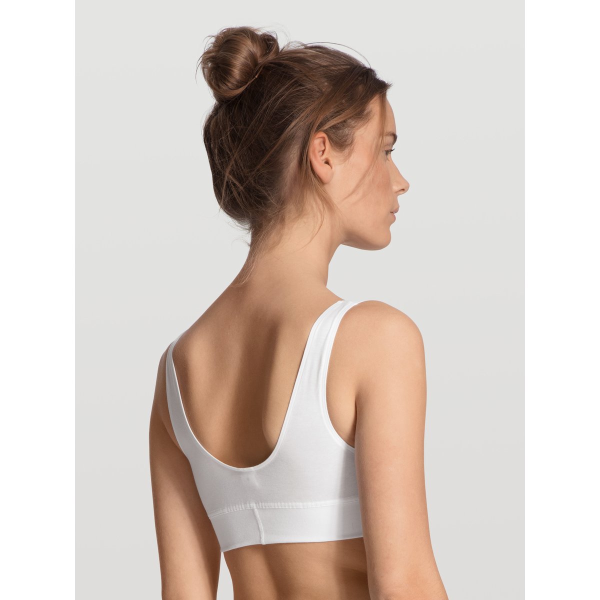 Brassière Coton ELASTIC blanc, CALIDA