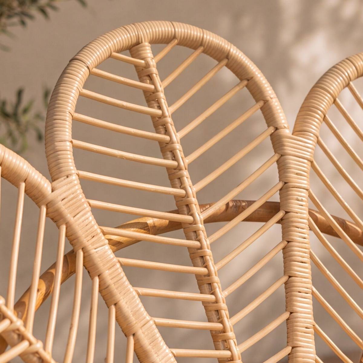 Fauteuil en rotin RATTAN bois clair, MADE IN MEUBLES