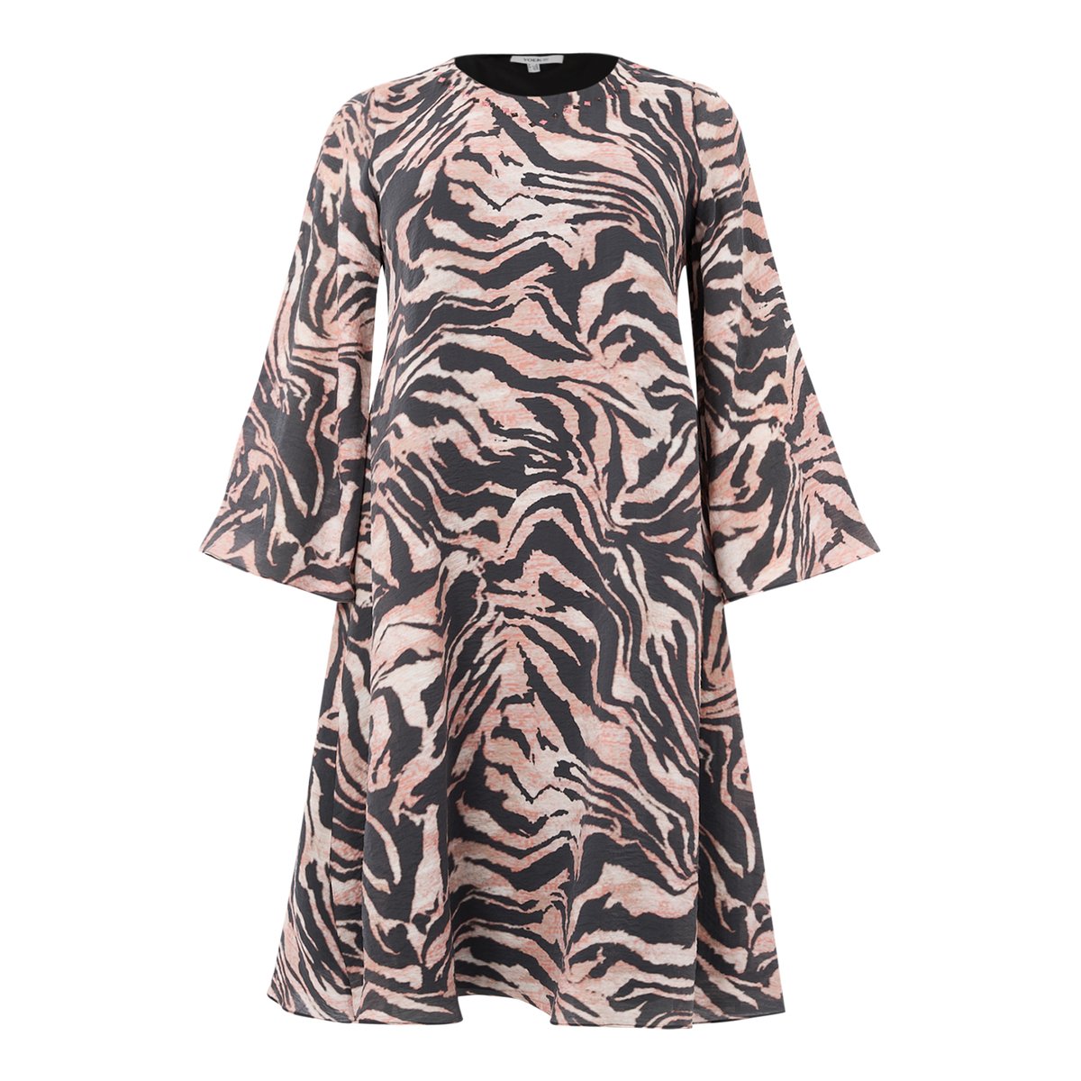 Robe imprimée noir, YOEK