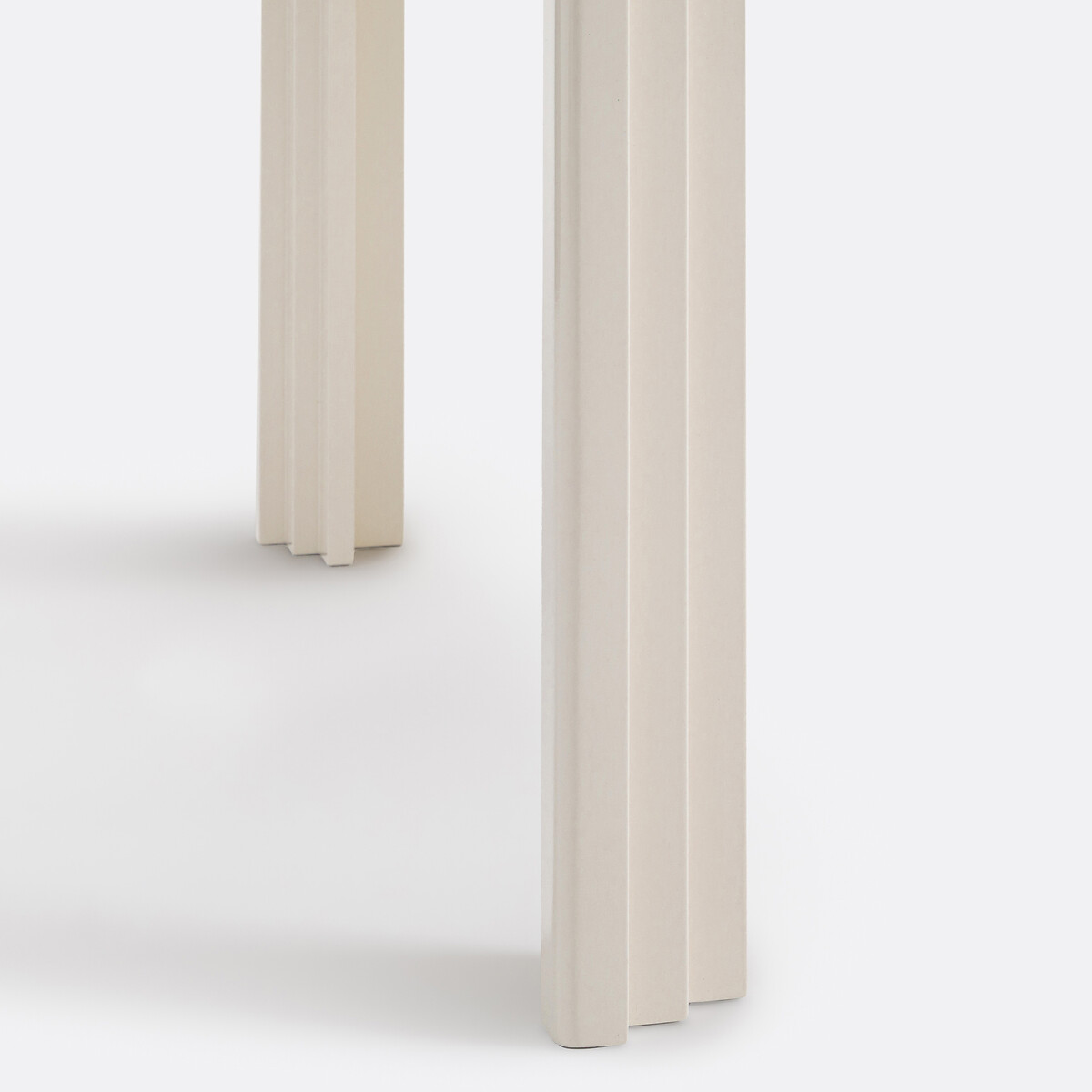 Table de repas, finition laquée, 6 à 8 couverts, LIOR beige, LA REDOUTE INTERIEURS