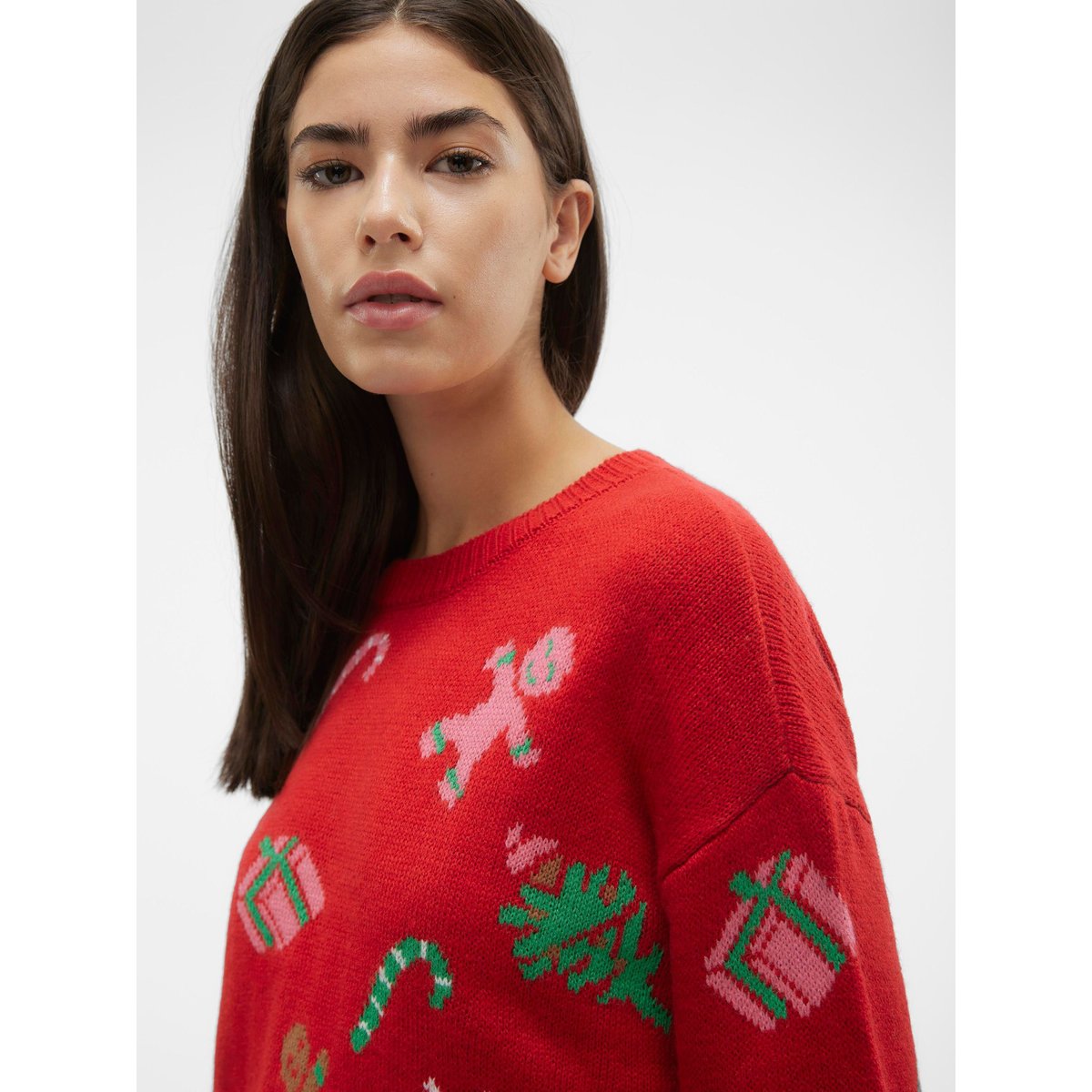 Pull En Maille chinese red, VERO MODA