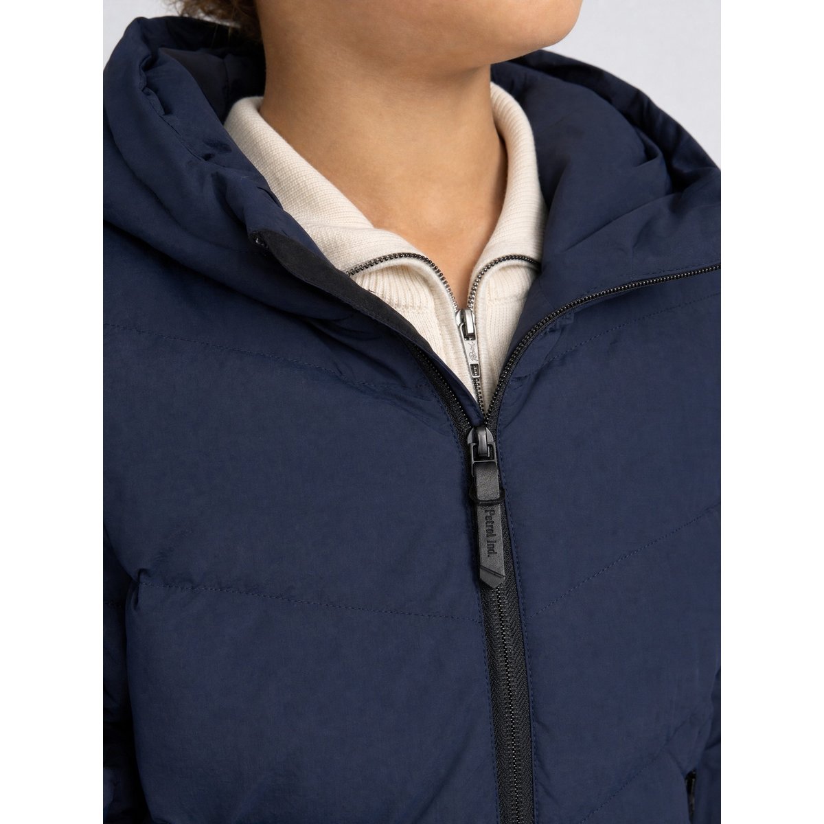 Veste matelassée à chevrons forgeport bleu royal navy, PETROL INDUSTRIES