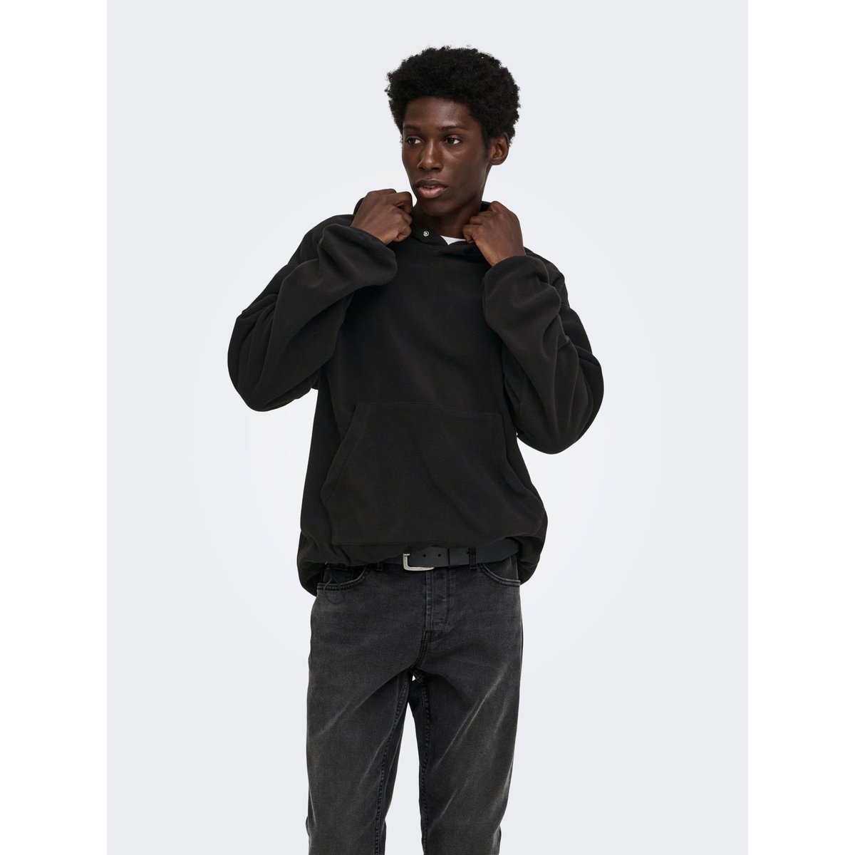Sweat À Capuche black 1, ONLY & SONS