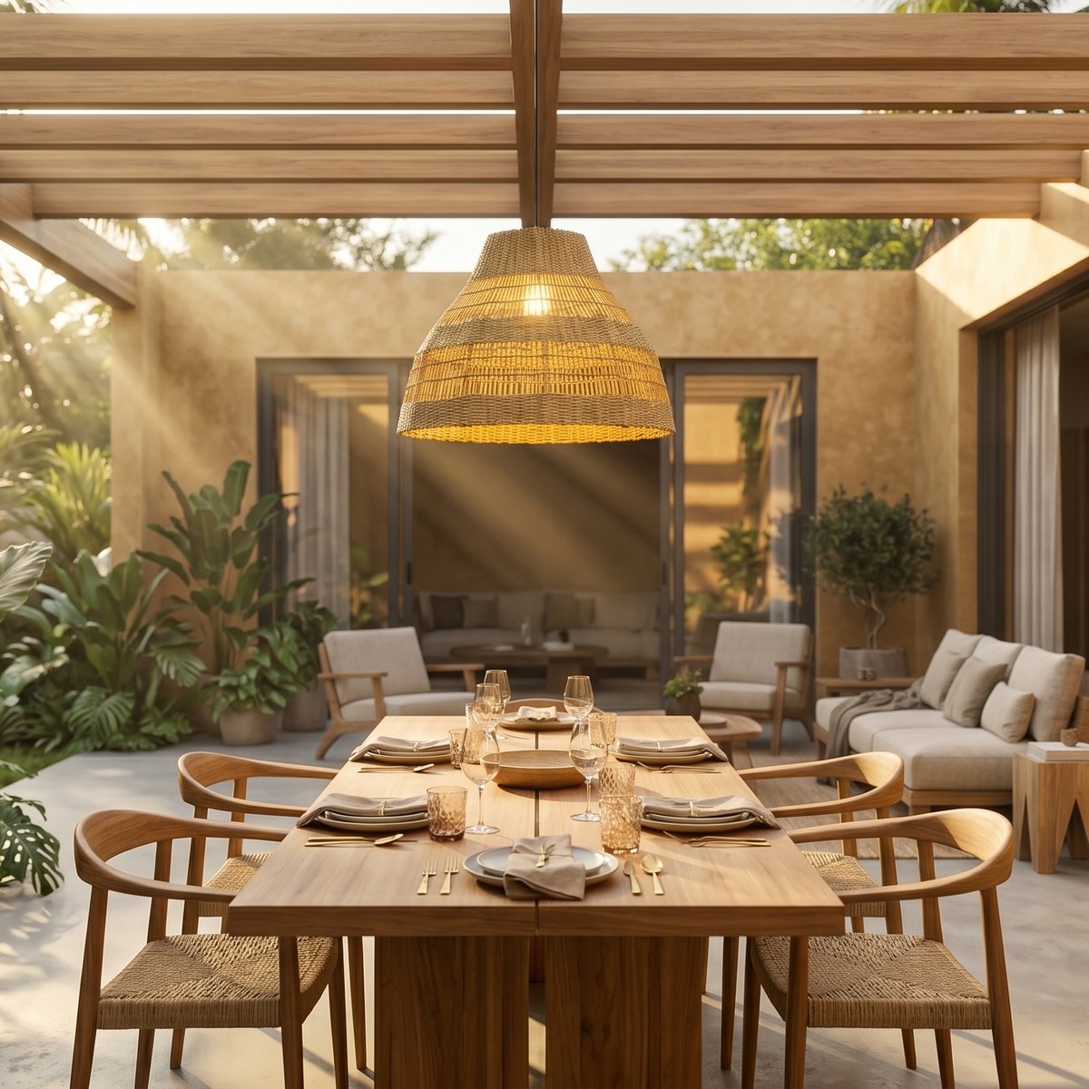 Abat-jour seul MERIDA beige, LUMISKY