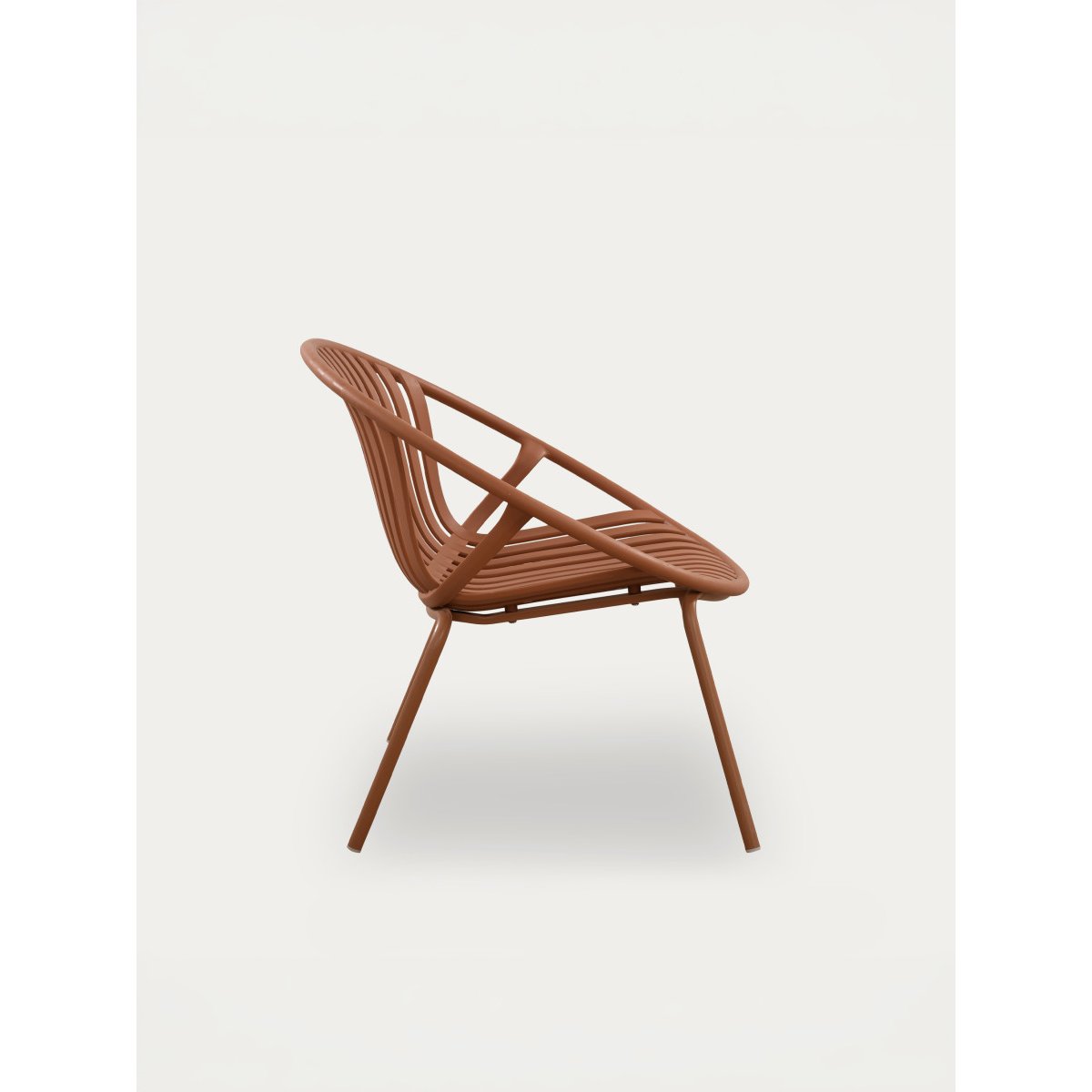 Fauteuil de jardin Plastique - BAROW terracotta, KENAY