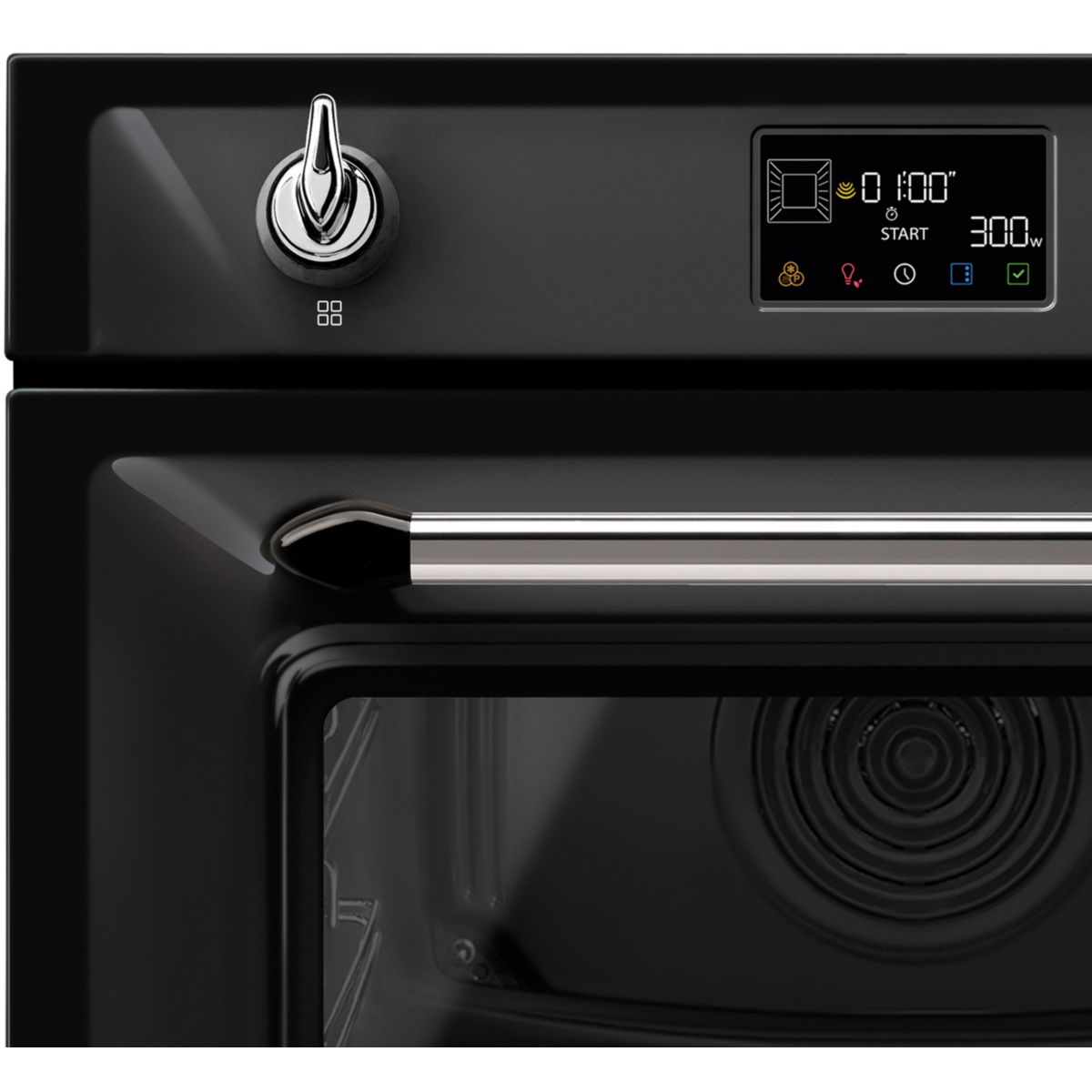 Micro ondes combiné encastrable SO4902M1N couleur unique, SMEG
