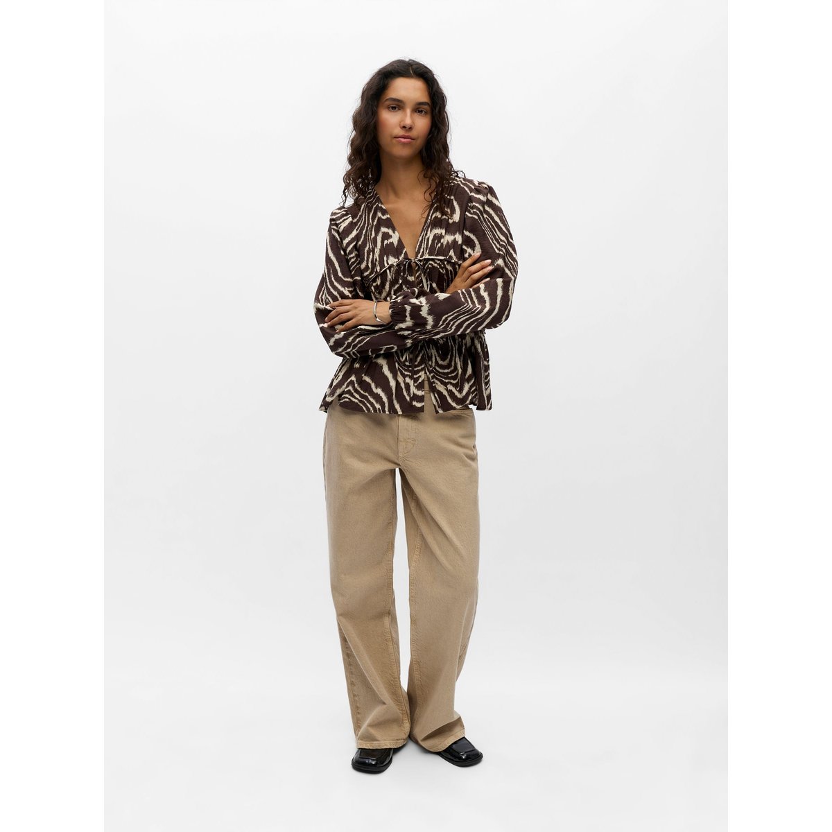 Blouse marron - seal brown1, OBJECT