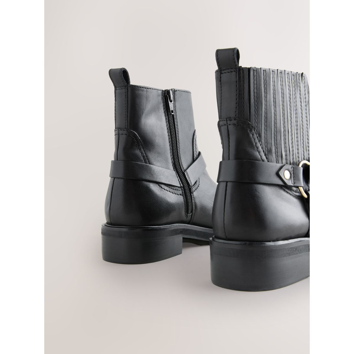 Bottines chelsea harnais forever comfort® noir, NEXT