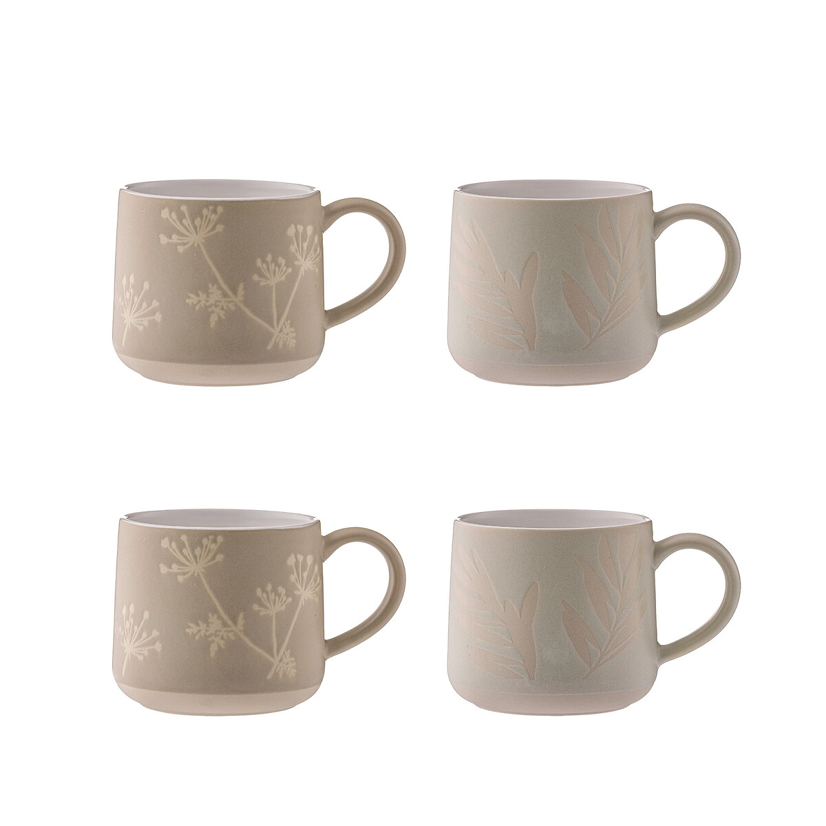 Set of 4 Botanical Mugs multi-coloured, MASON CASH