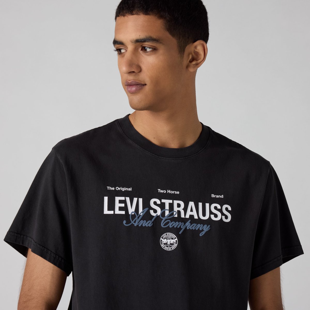 T-shirt graphique coupe ample noir - ls&co 2 jet black, LEVI'S