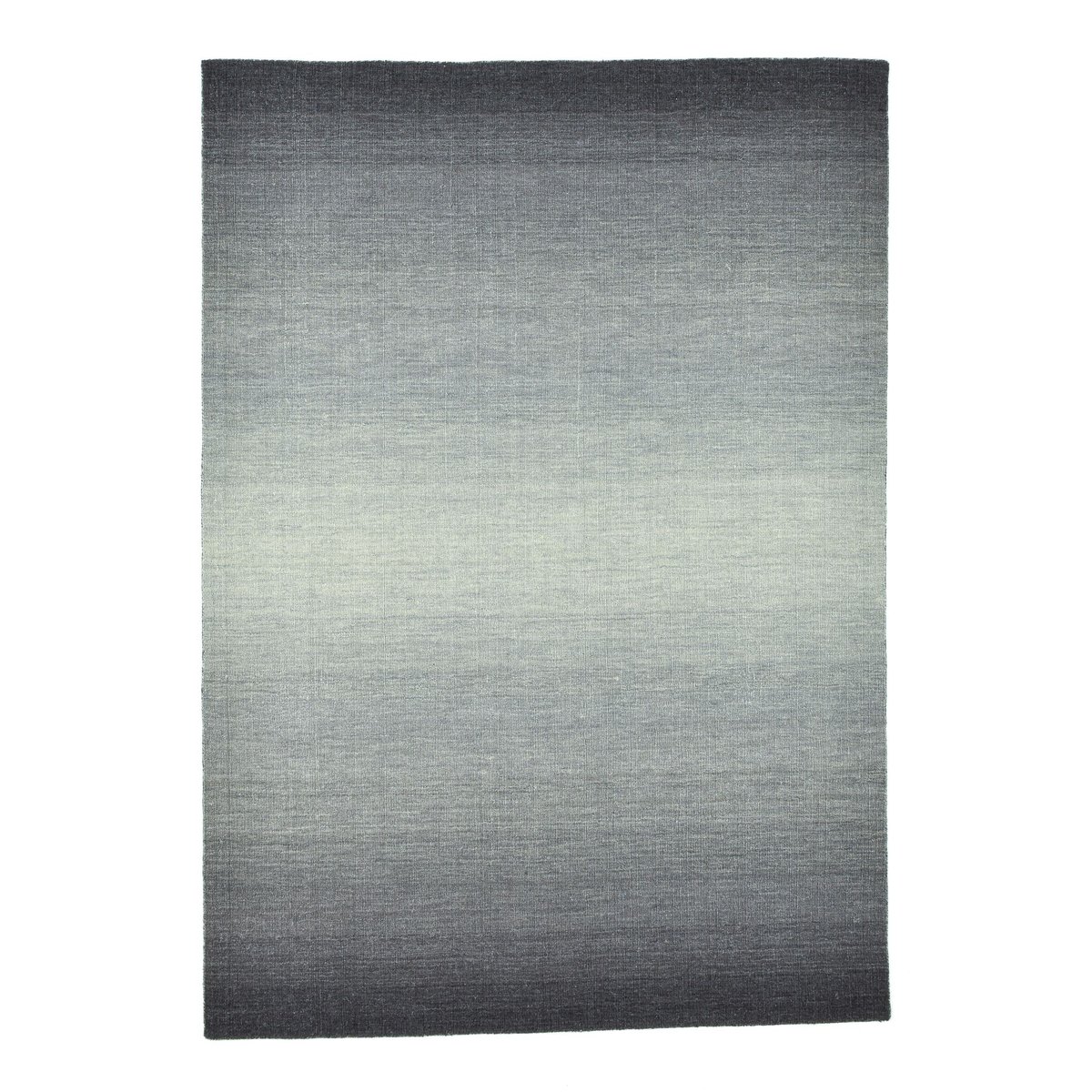 Tapis en laine vierge tissé à la main gris, THEKO