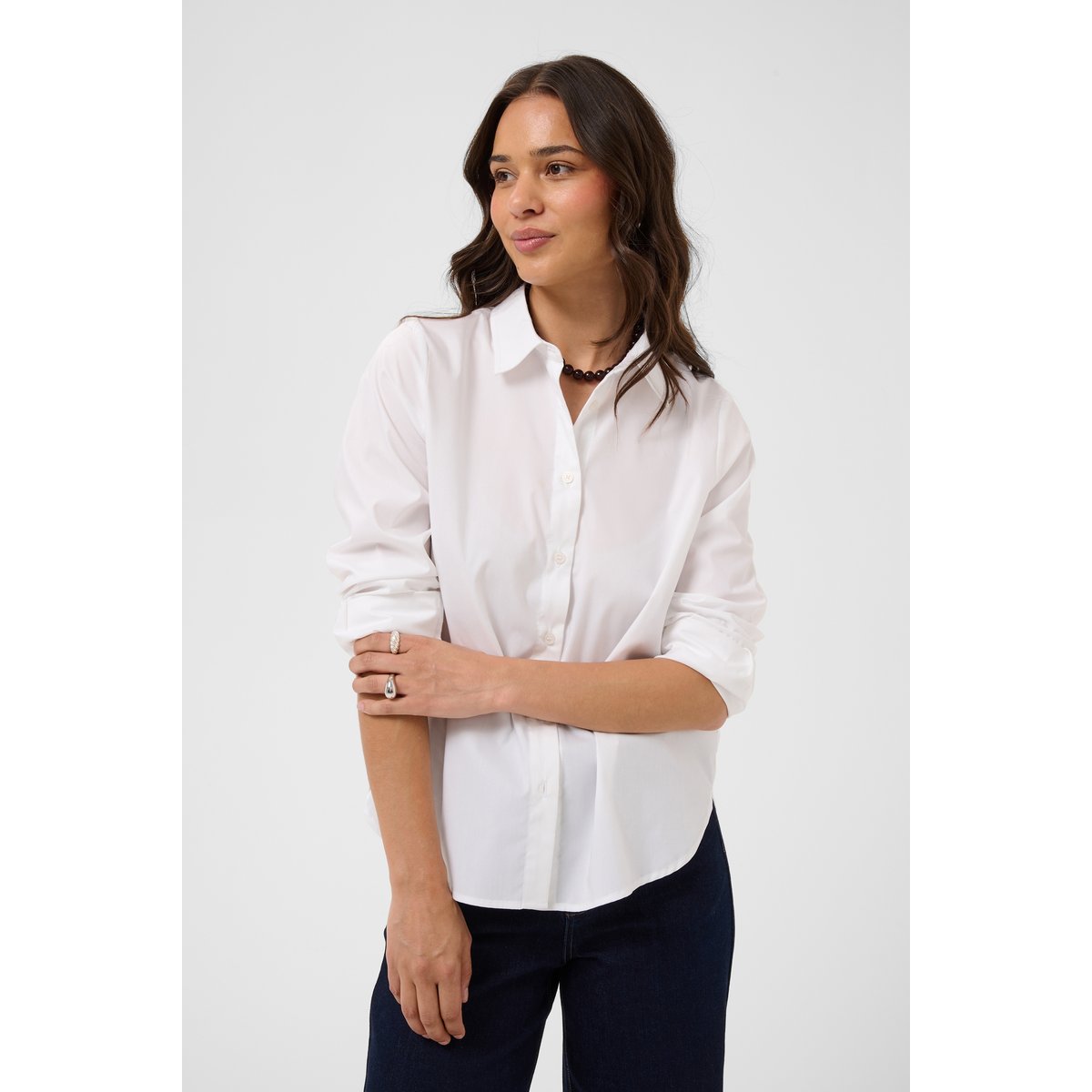 Chemise à manches longues blanc optical white, KAFFE