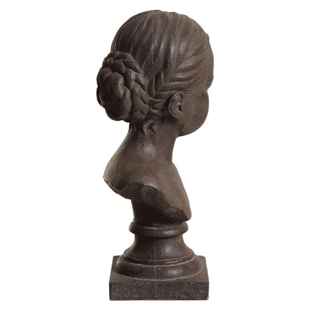 Statue buste jeune fille - CHARME marron, INTERIOR'S