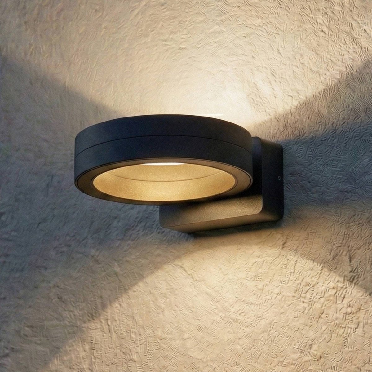 Applique extérieure en aluminium moderneLED anthracite, LINDBY