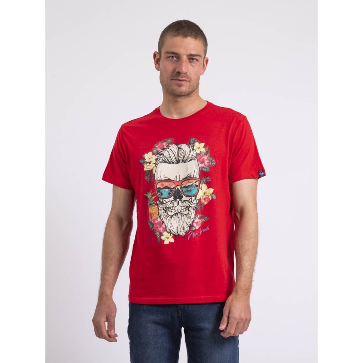 T-shirt Col Rond Nopiluca rouge, RITCHIE