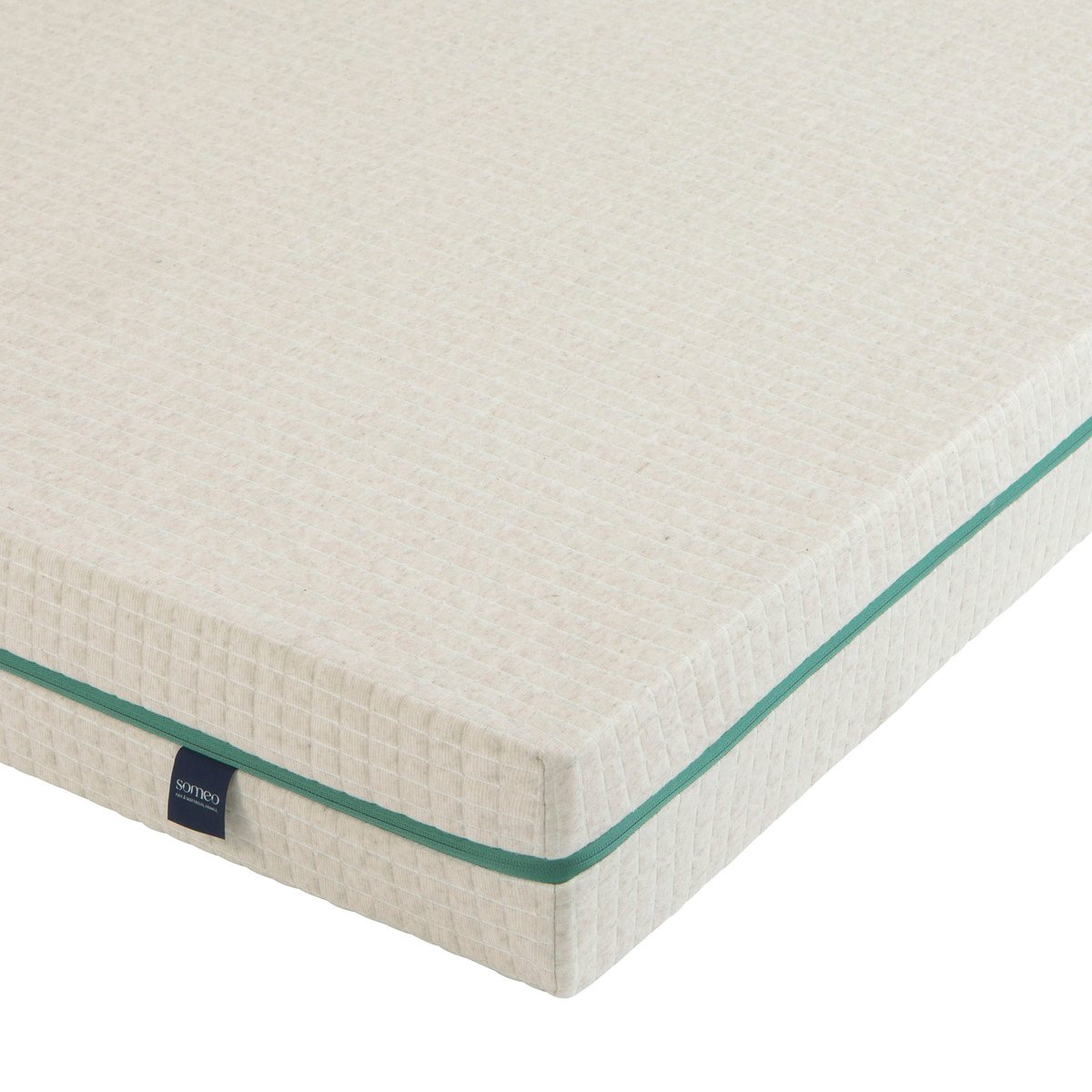 Housse naturelle de remplacement pour matelas junior Aube 200 ecru, SOMEO
