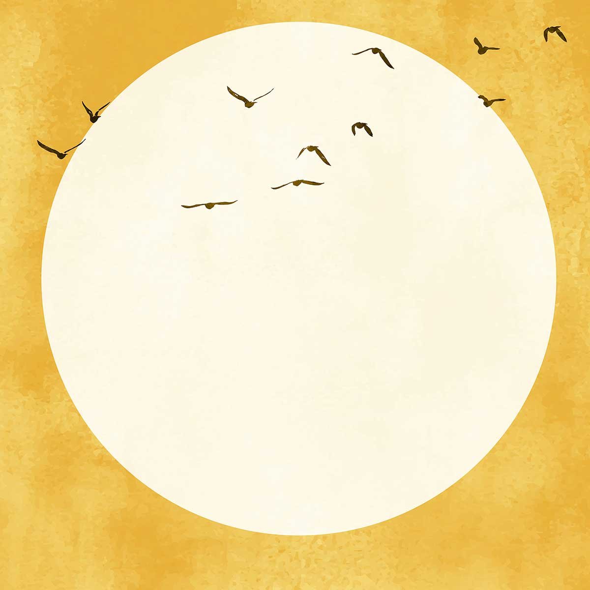Tableau dessin éternel coucher du soleil tableau alu dibond, HEXOA