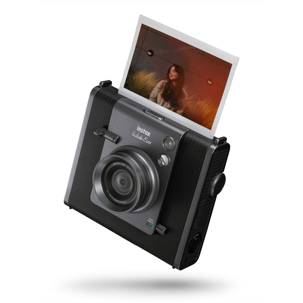 Appareil photo Instantané INSTAX WIDE EVO BLACK couleur unique, FUJIFILM