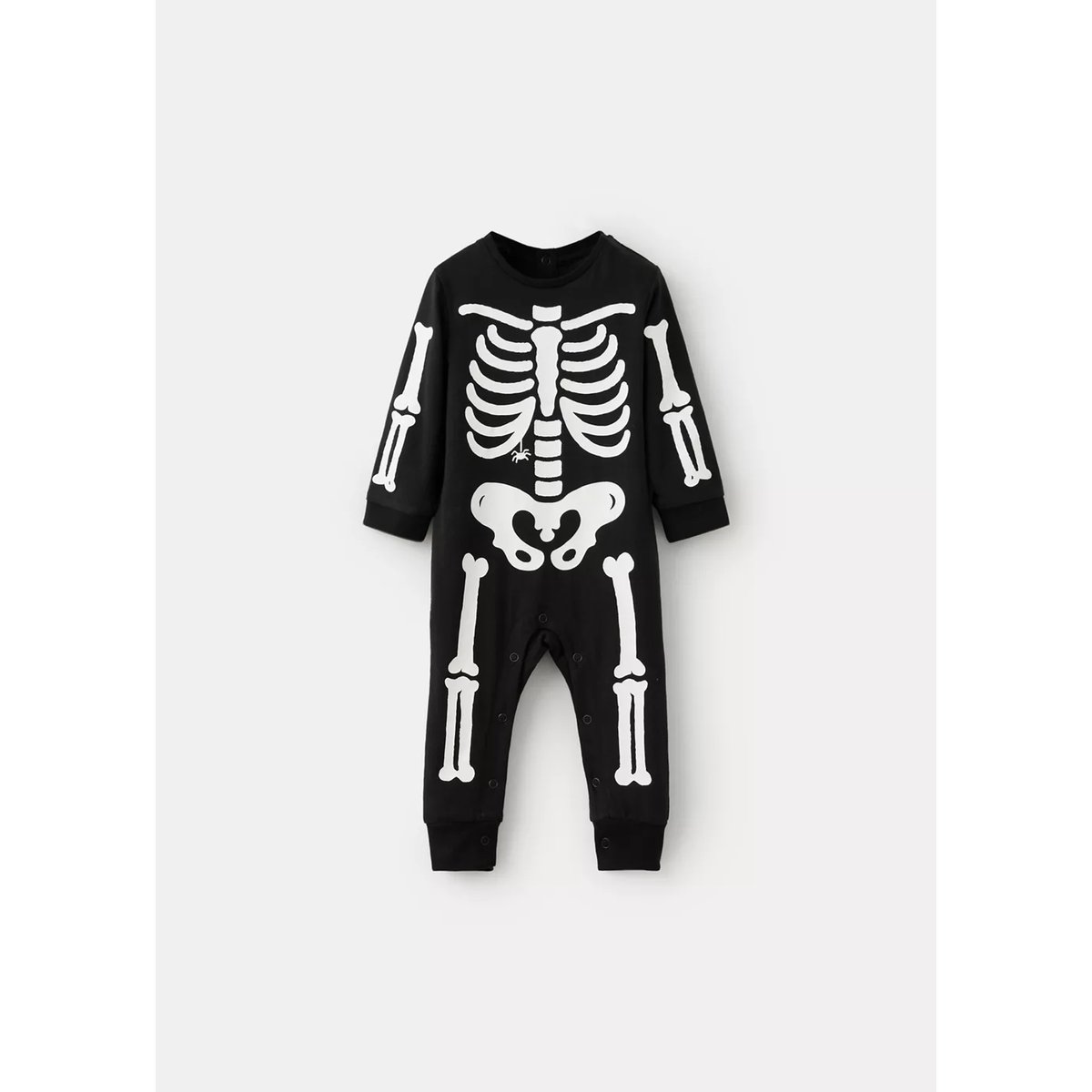 Pyjama combinaison squelette phosphorescent noir, MANGO BABY