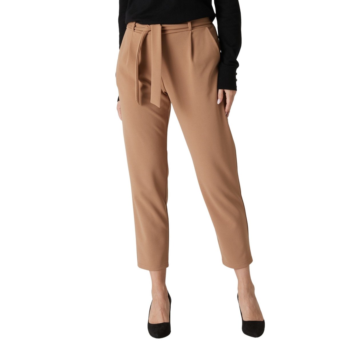 Pantalon maille longueur cheville tabac, DAXON