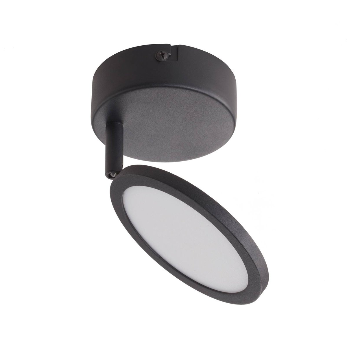 Plafonnier en métal moderneLED, Manel noir, blanc, LINDBY