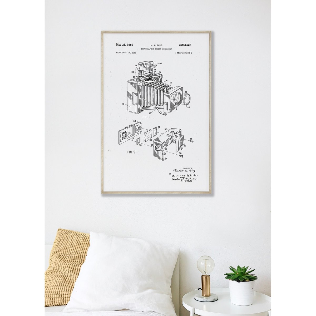 Affiche Brevet Caméra blanc, L'AFFICHERIE