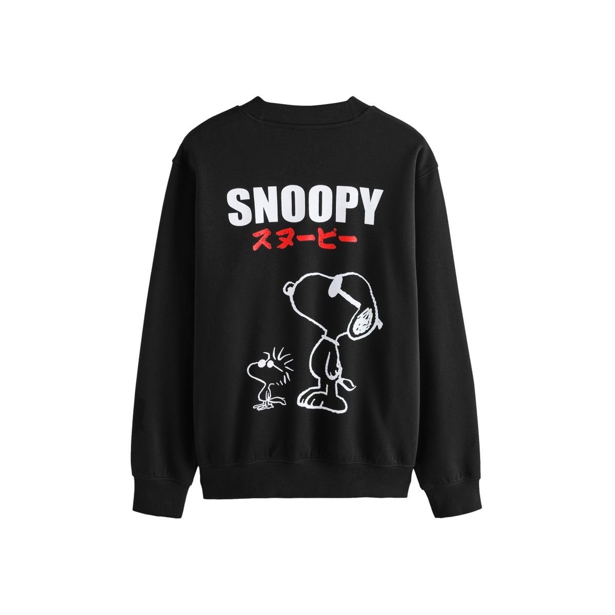Sweat graphique ras du cou snoopy noir, NEXT