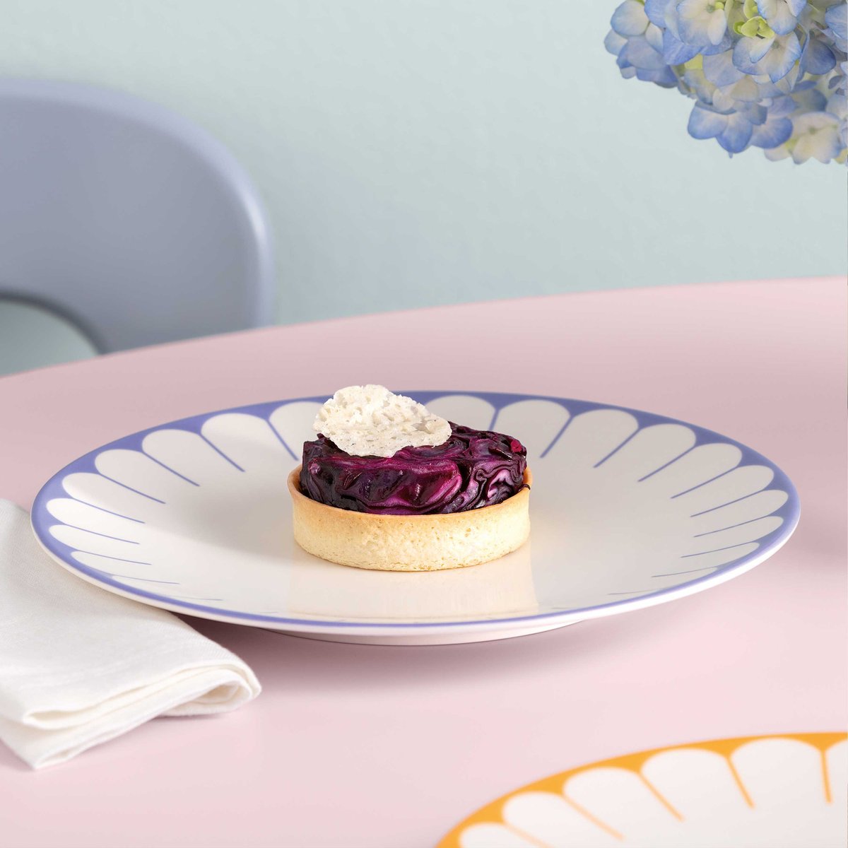 Assiette Plate FLEUR bleu, VILLEROY & BOCH