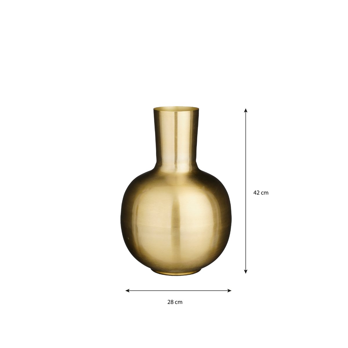 Vase DARA or, MICA DECORATIONS