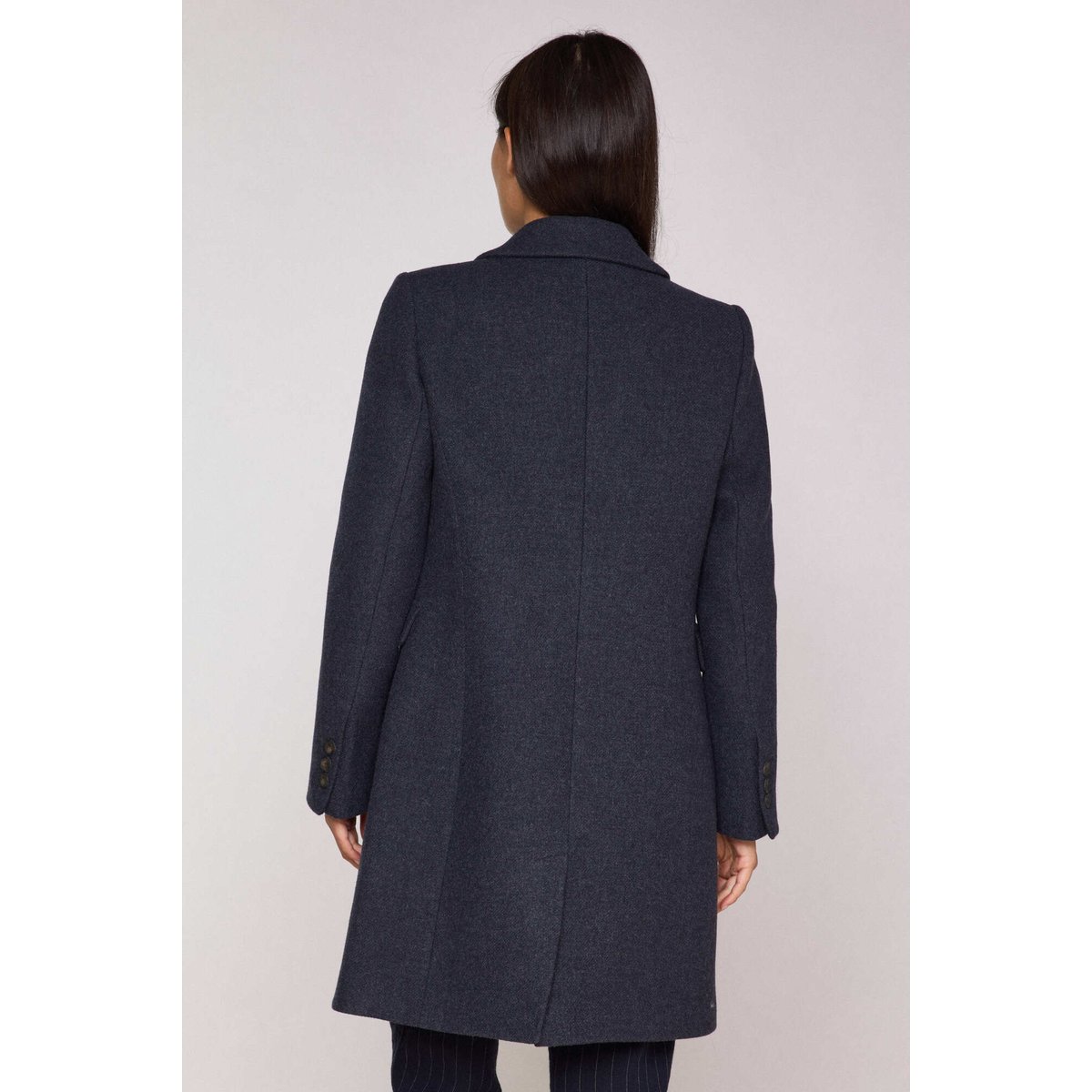 Manteau en laine mélangé ANABELLE gris souris, Maison 123