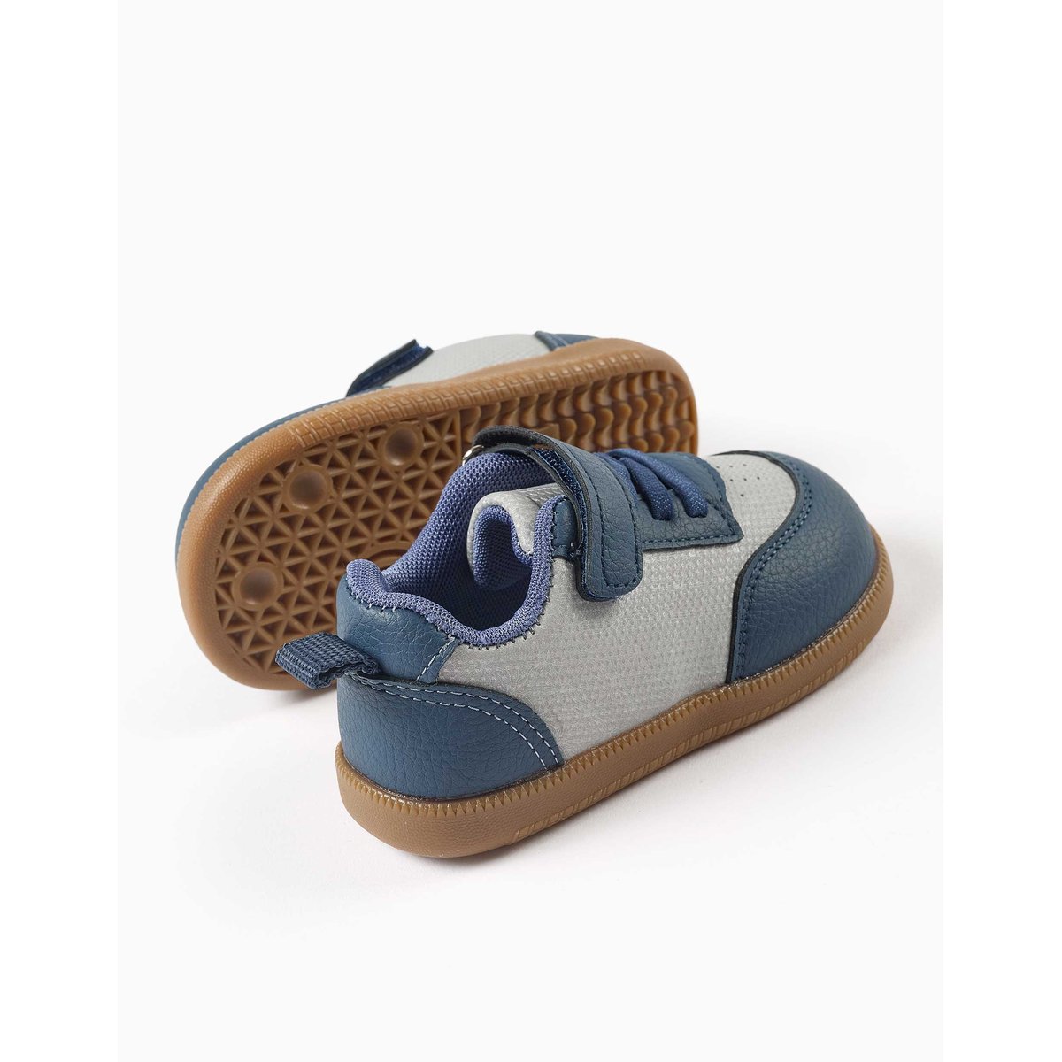 Baskets Barefoot avec semelle antidérapante bleu, ZIPPY