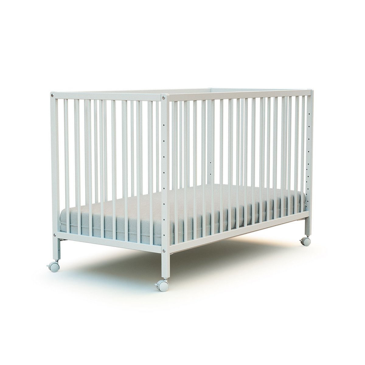 Lit bébé cododo en bois LIO blanc, WEBABY