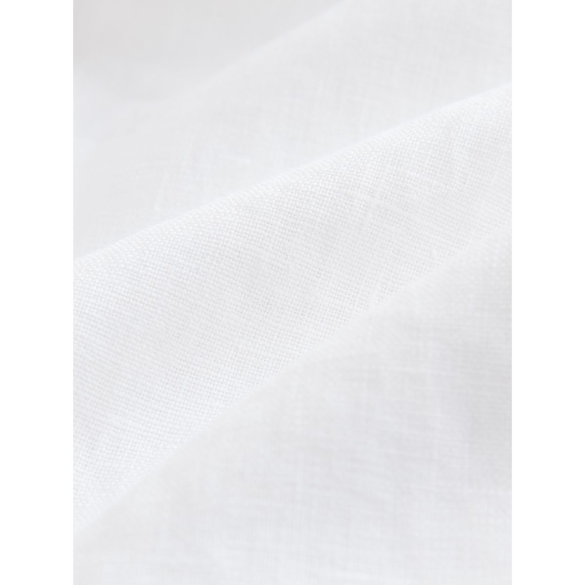 Pantalon large et court lin n. premium blanc, NEXT