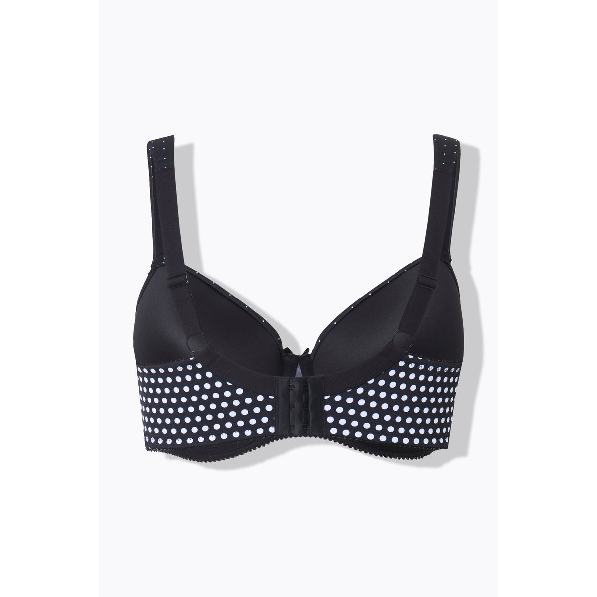 Soutien-gorge à armatures et bonnets souples noir, ULLA POPKEN